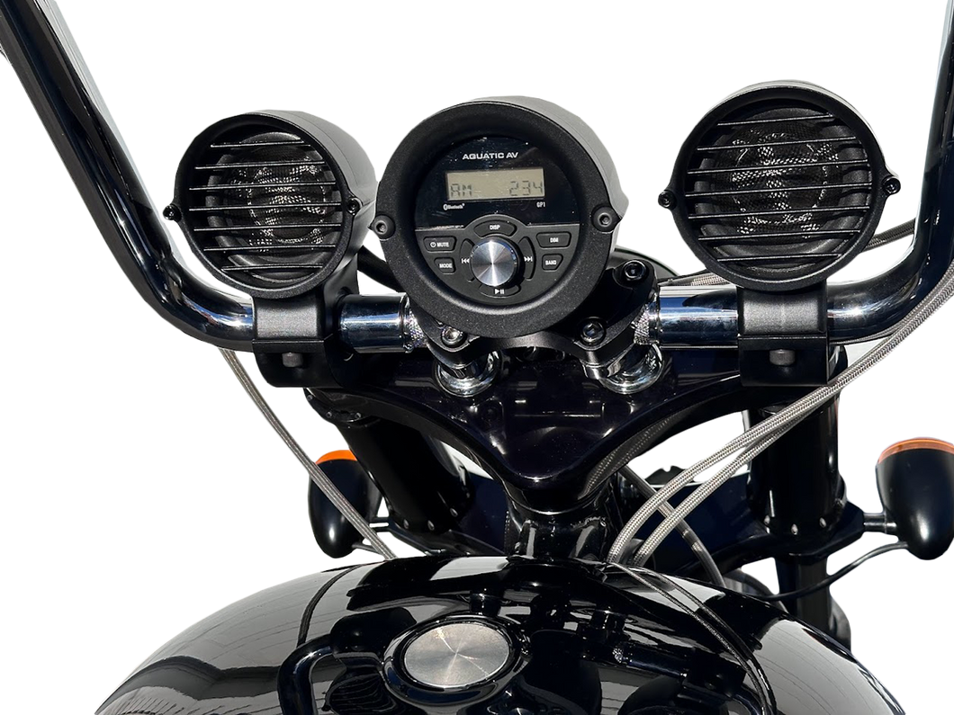 Havoc Roar Stereo HRS-ST-144.2HB Sport Handlebar System for Harley Softail