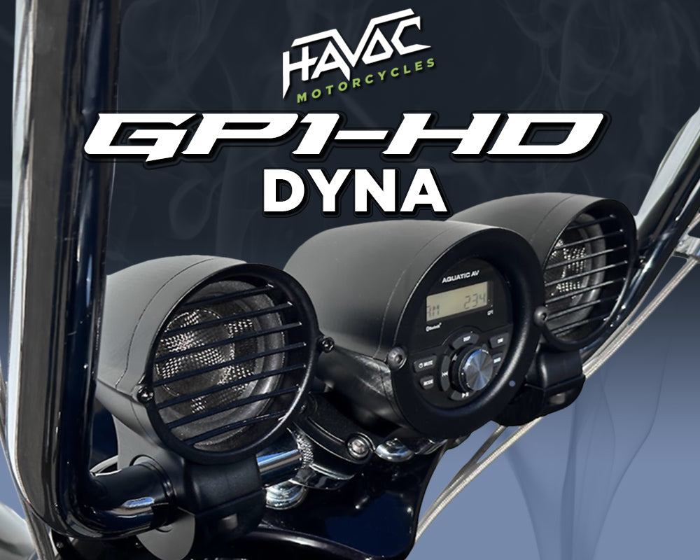 Havoc GP-1 HD Dyna/Sportster Gauge Stereo Head Unit