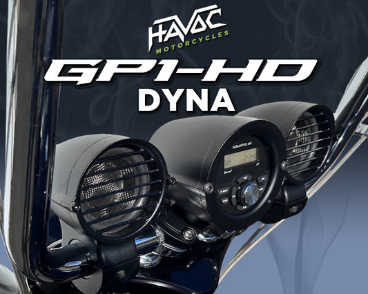 Havoc GP-1 HD Dyna/Sportster Gauge Stereo Head Unit