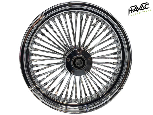 Fat Spoke, All Chrome, 18x5.5 Cush Drive, With ABS