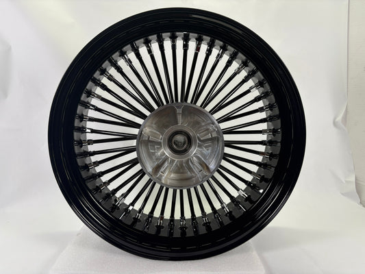 18x5.5 Black Fat Spoke Cush Drive Wheel with ABS