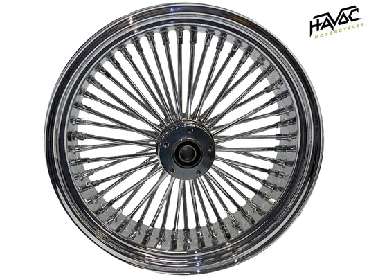 Fat Spoke, All Chrome, 18x3.5 Rear, 25mm ABS Bearing