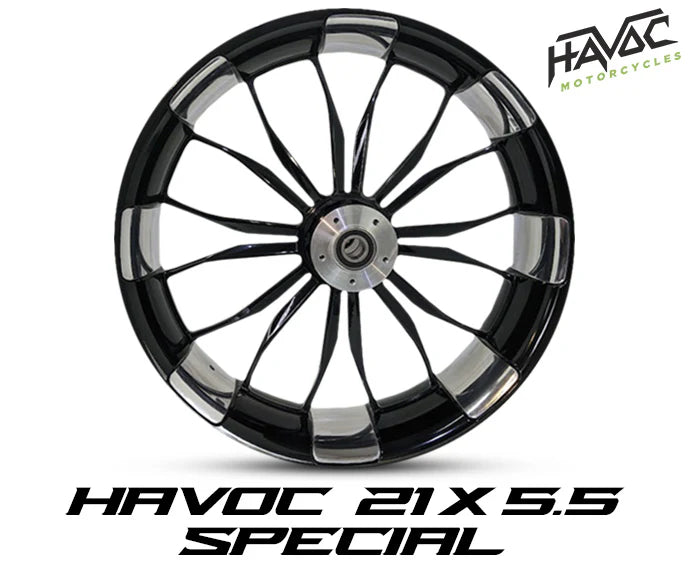 Havoc Fat 23 x 5.5 Complete Front Kit for Harley-Davidson Touring (1998–Present)