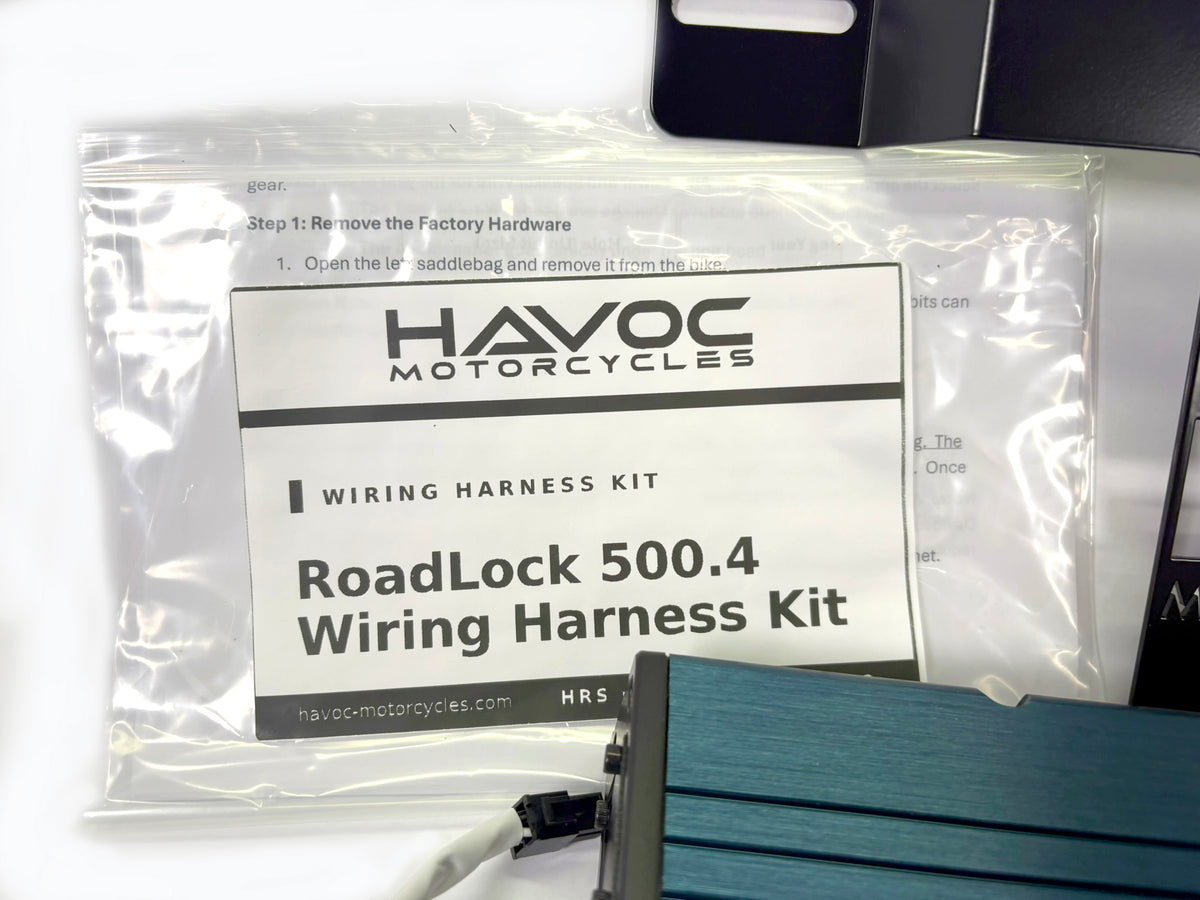 Havoc RoadLock AD500.4 Saddlebag Amp Kit for Harley Davidson Touring