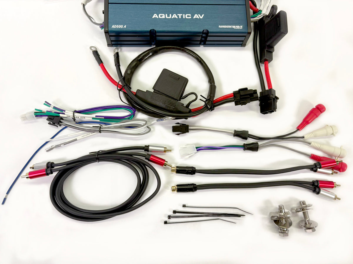 Havoc RoadLock AD500.4 Saddlebag Amp Kit for Harley Davidson Touring