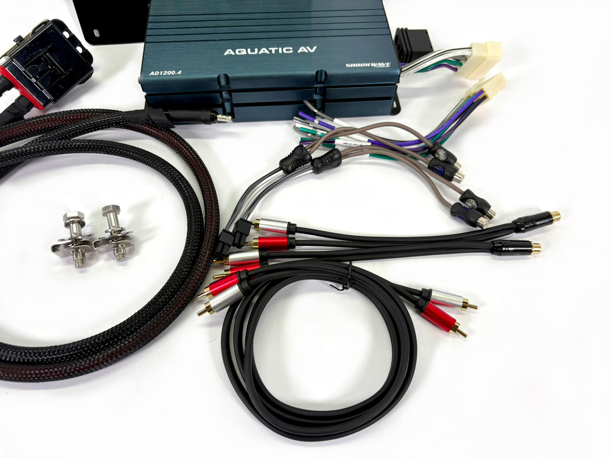 Harley saddlebag amplifier kit 1200W