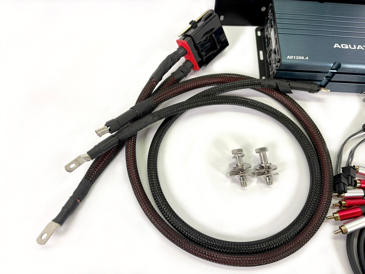 Aquatic AV AD1200 Power Harness 2AWG Silicone