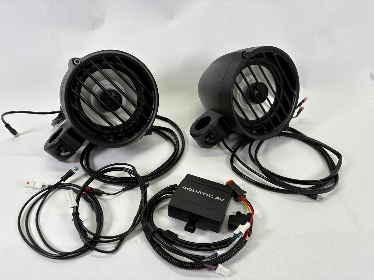 Havoc 6.5" Billet Highway Bar Speakers (Loaded) — 300W RGB