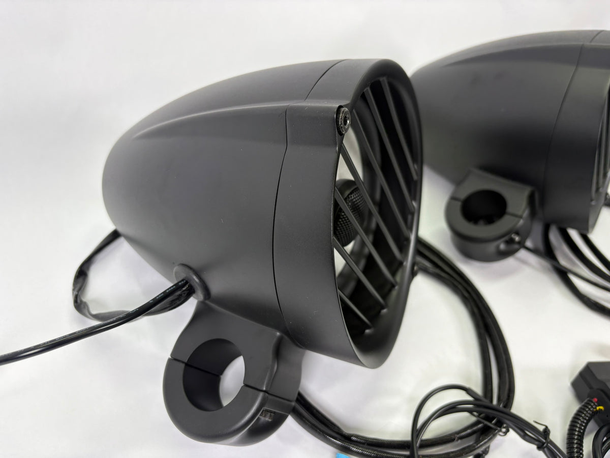 Havoc 6.5" Billet Highway Bar Speakers (Loaded) — 300W RGB