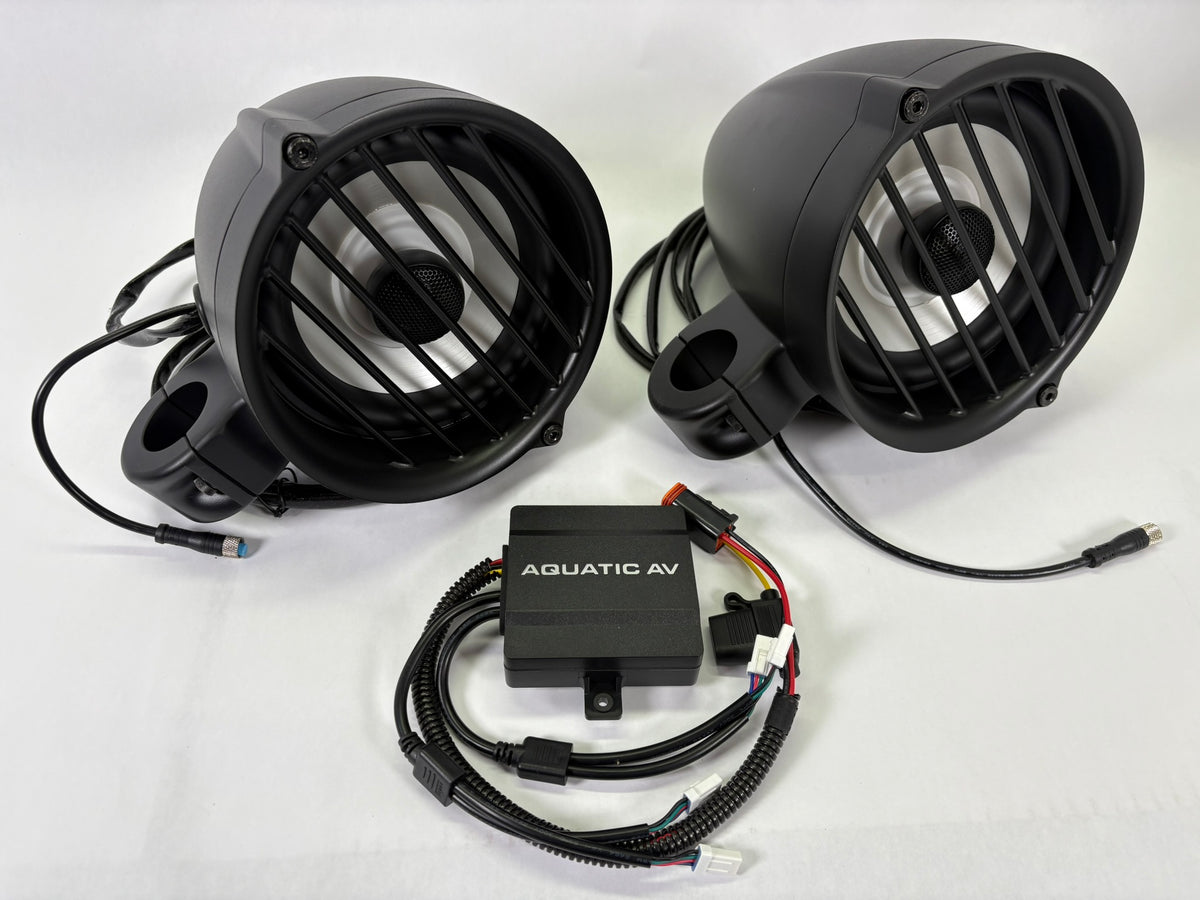 Havoc 6.5" Billet Highway Bar Speakers (Loaded) — 300W RGB