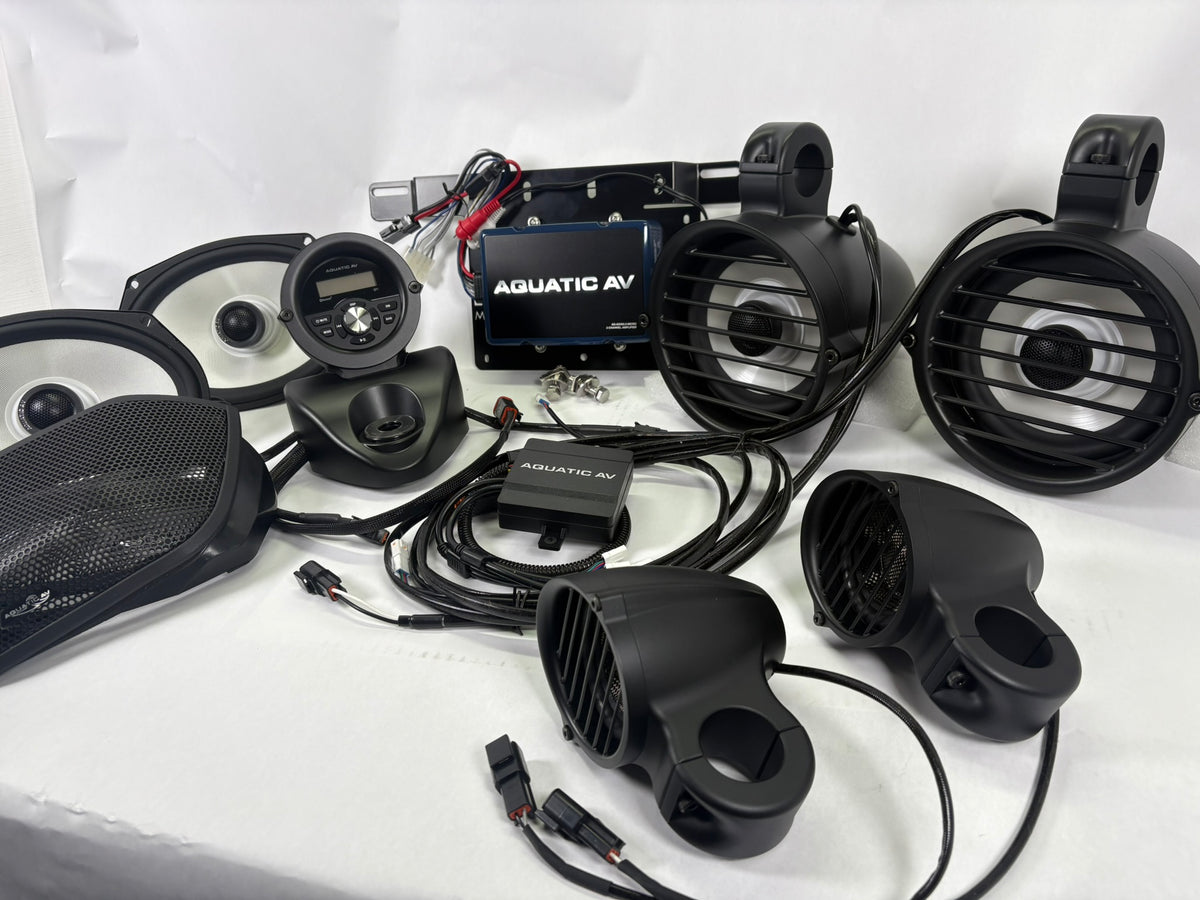 Havoc Roar Stereo HRS-RK-744.6 Surround RGB System for Road King