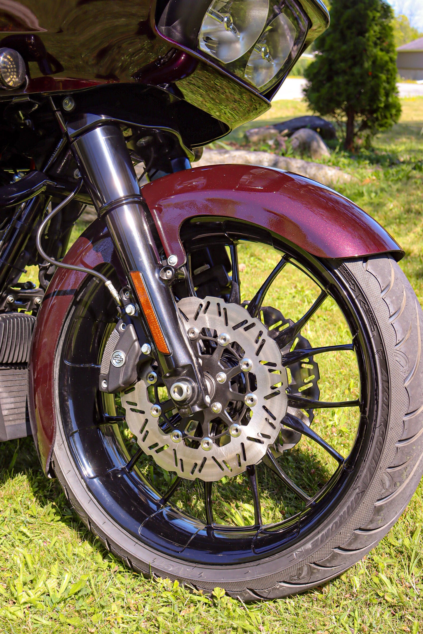 Havoc Fat 21 x 5.5 Complete Front Wheel Kit for Harley-Davidson Touring