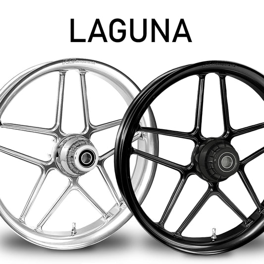 RC Components Laguna forged wheel – chrome and black finishes