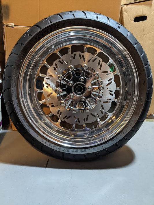 CLEARANCE Fat Front Wheel Package 18x5.5 Harley Touring 2000-2007