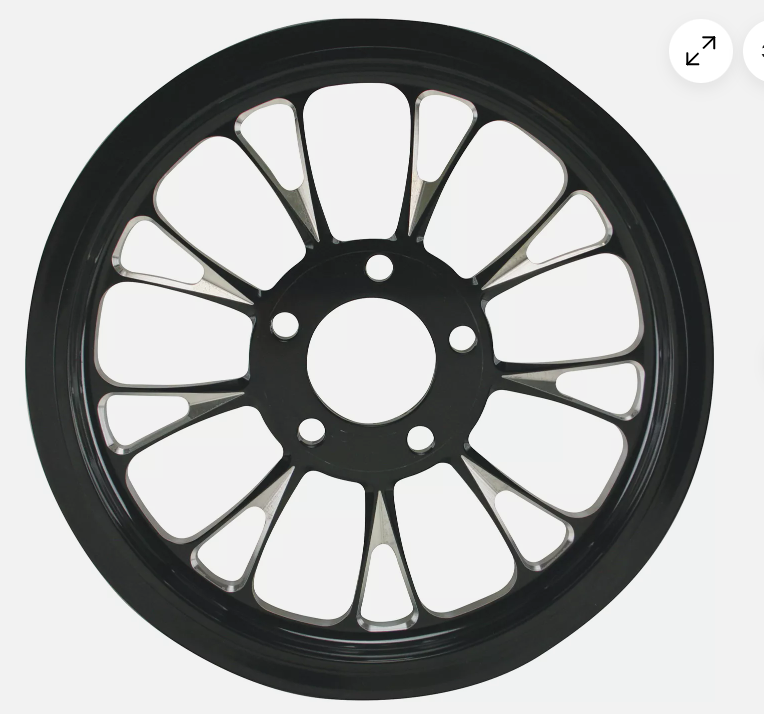 CLEARANCE ITEM  Ultima Manhattan Drive Pulley 70Tooth x 1-1/8" Black Cut