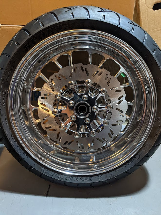 CLEARANCE Fat Front Wheel Package 18x5.5 Harley Touring 2000-2007
