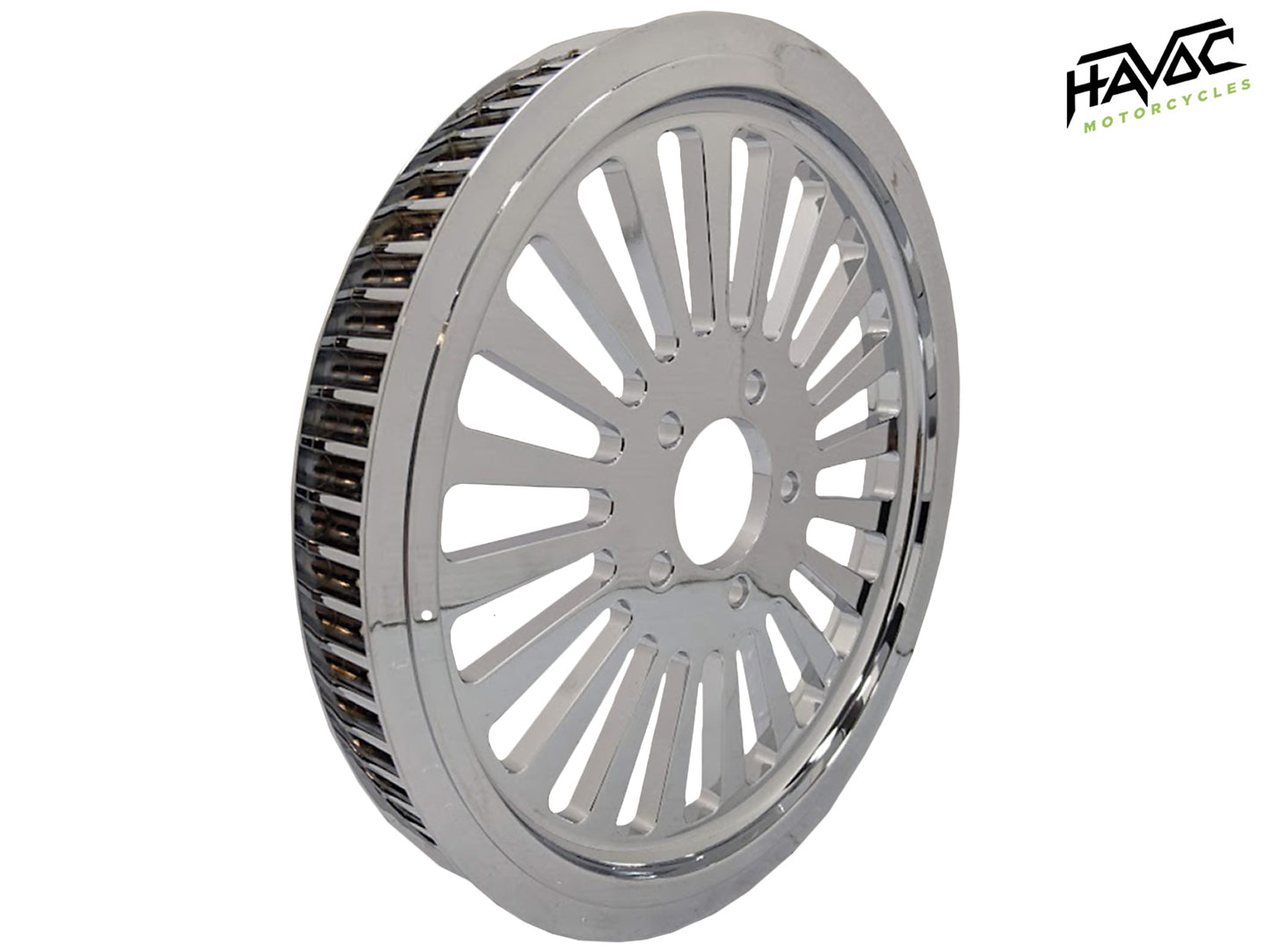 Havoc Motorcycles Drive Pulley 66x1 Chrome