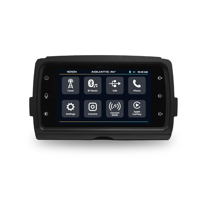 Aquatic AV HR400 Plug-and-Play Multimedia Head Unit for 2014+ Harley-Davidson Touring Models