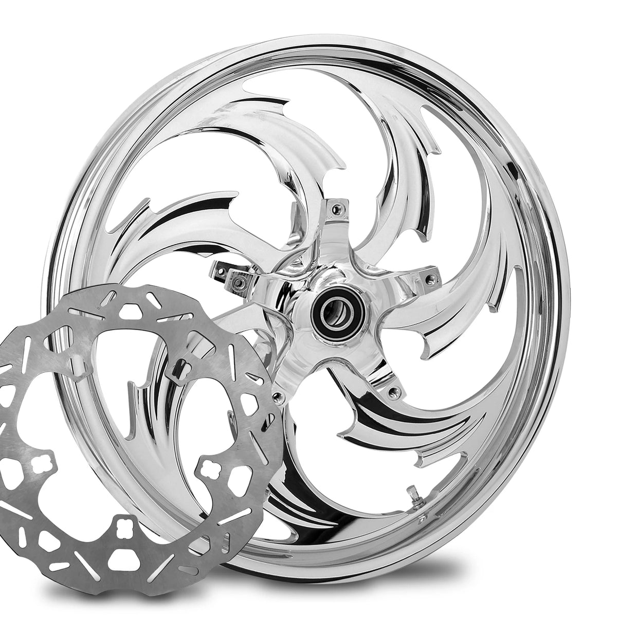 RC Components Assault forged wheel – chrome finish