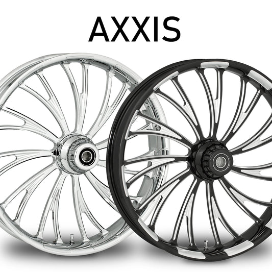 RC Components Axxis forged wheel – chrome and black finishes
