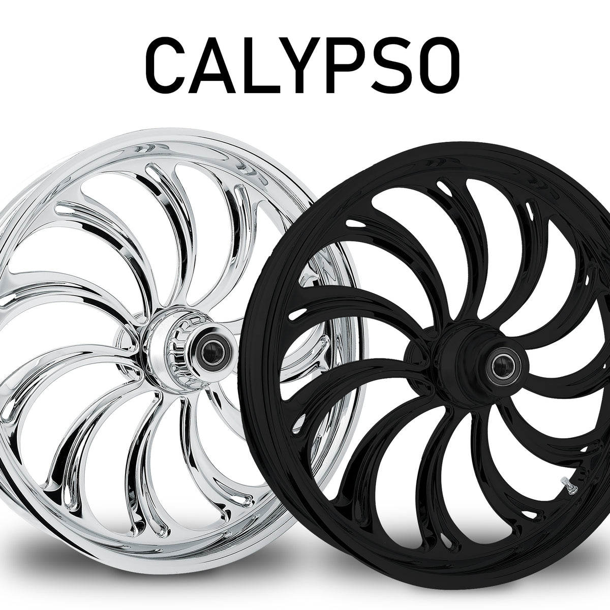 RC Components Calypso forged wheel – chrome and black finishes