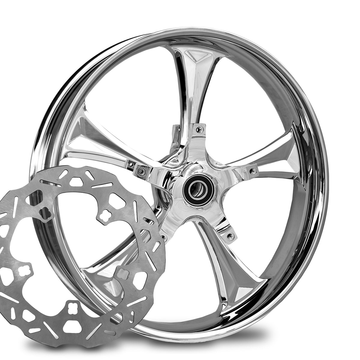 RC Components Clutch forged wheel – chrome finish