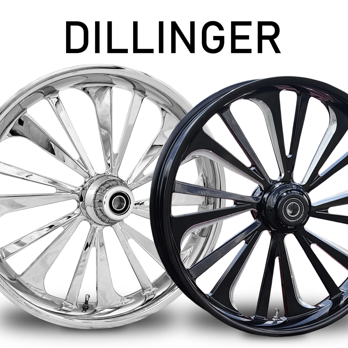 RC Components Dillinger forged wheel – chrome and black finishes