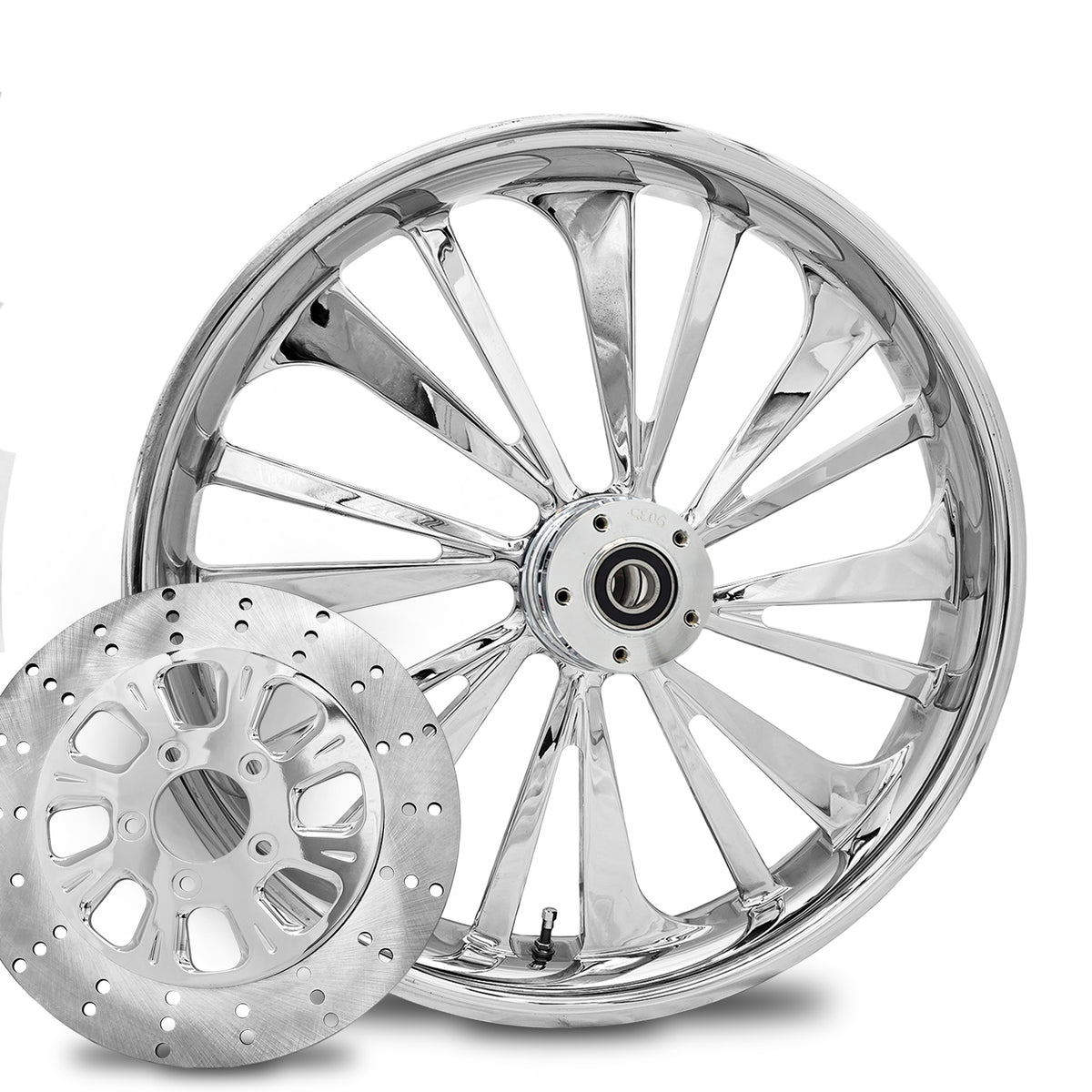 RC Components Dillinger forged wheel – chrome finish