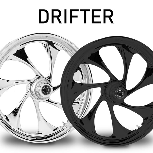 RC Components Drifter forged wheel – chrome and black finishes