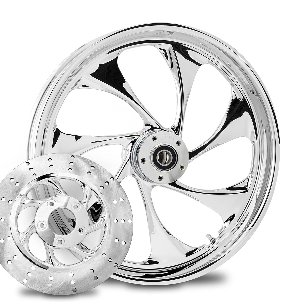 RC Components Drifter forged wheel – chrome finish