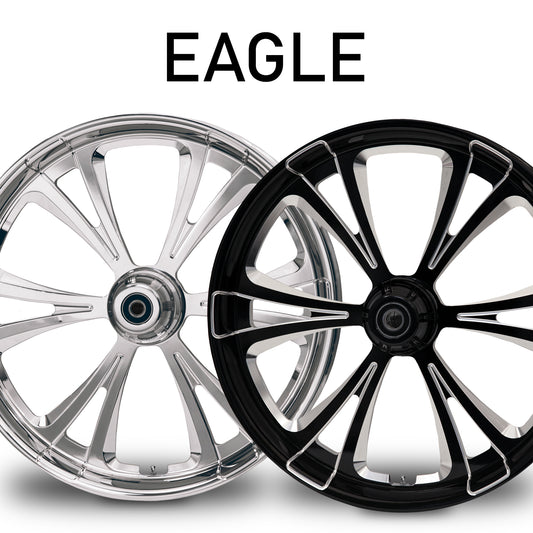 RC Components Eagle forged wheel – chrome and black finishes