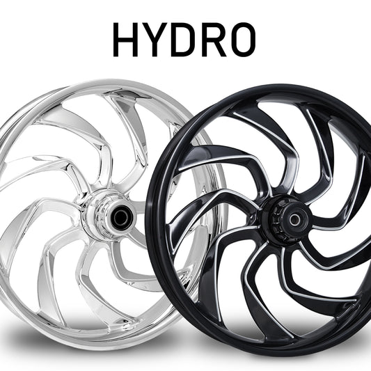 RC Components Hydro forged wheel – chrome and black finishes