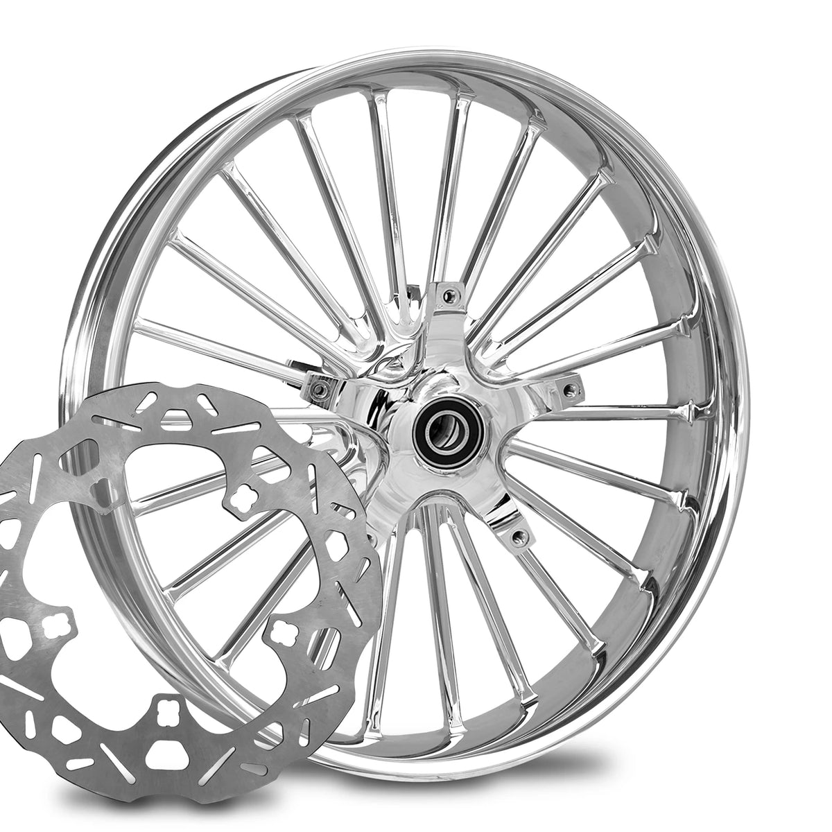 RC Components Illusion forged wheel – chrome finish