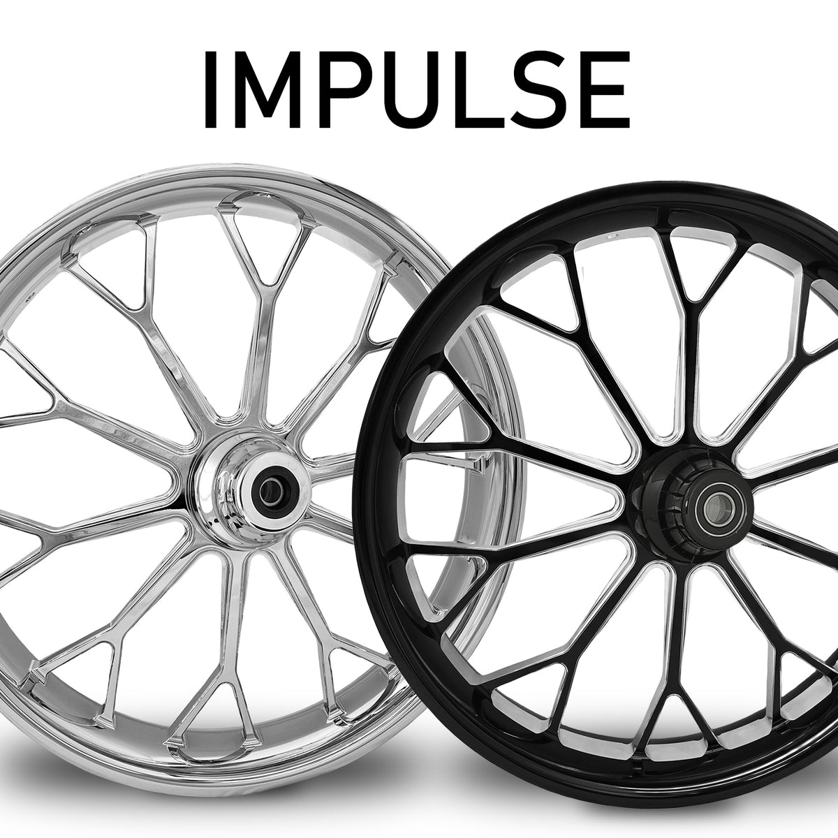 RC Components Impulse forged wheel – chrome and black finishes