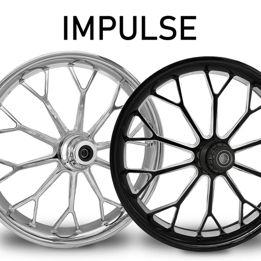 RC Components Impulse forged wheel – chrome and black finishes