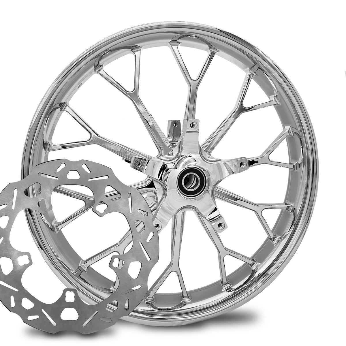RC Components Impulse forged wheel – chrome finish