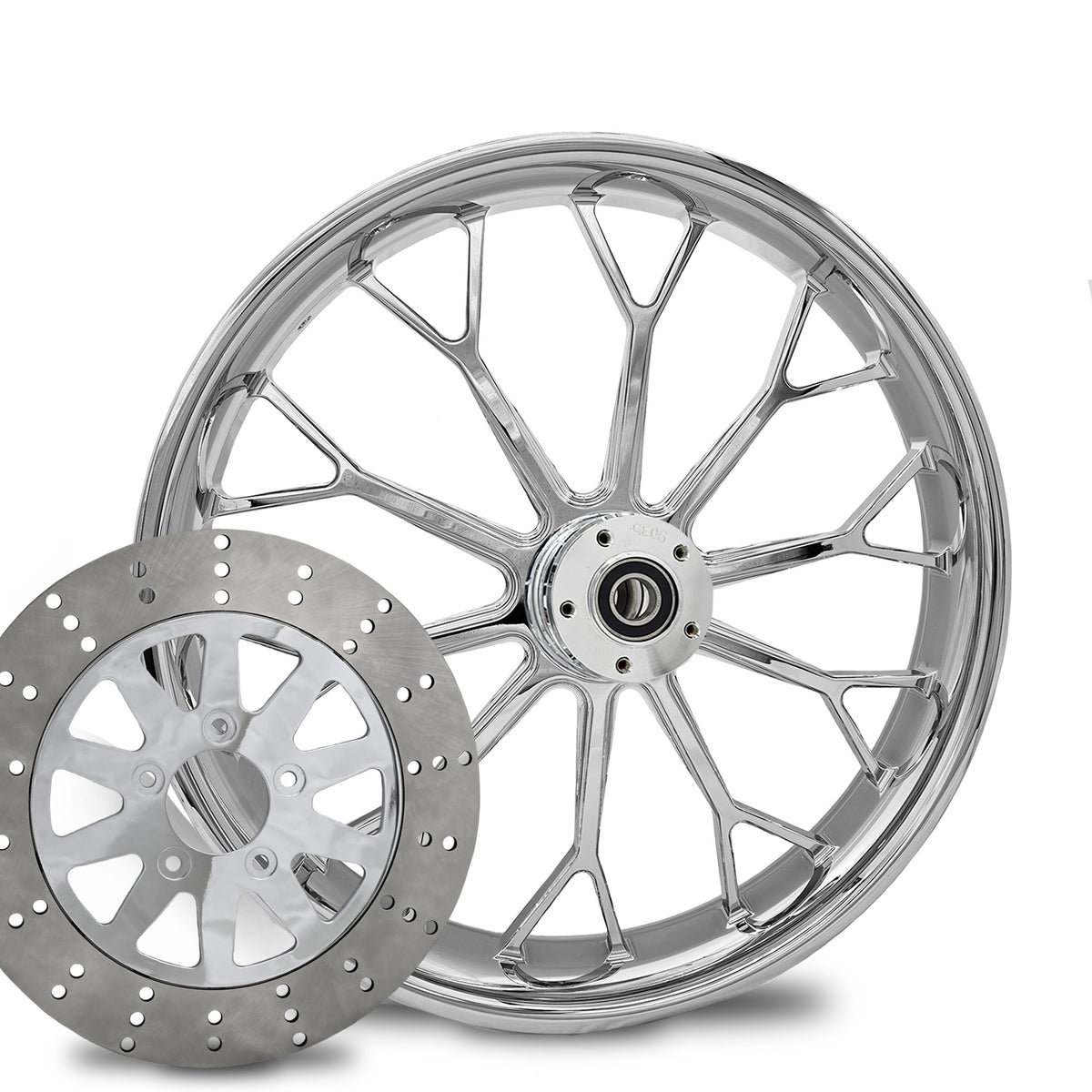 RC Components Impulse forged wheel – chrome finish