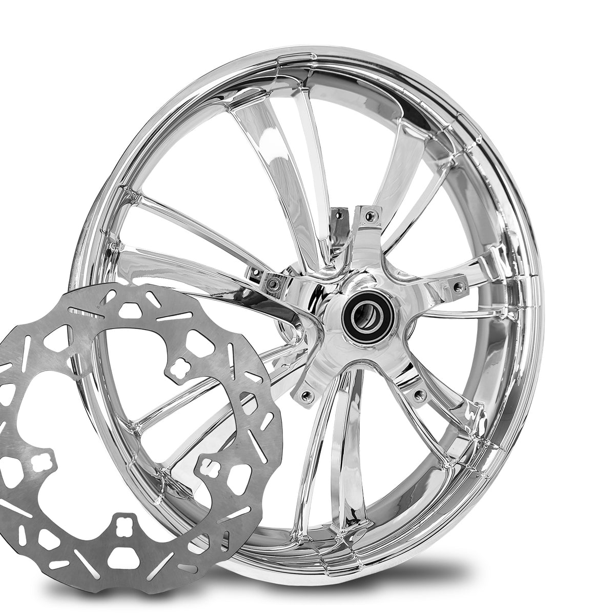 RC Components Kingpin forged wheel – chrome finish