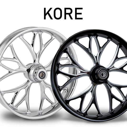 RC Components Kore forged wheel – chrome and black finishes
