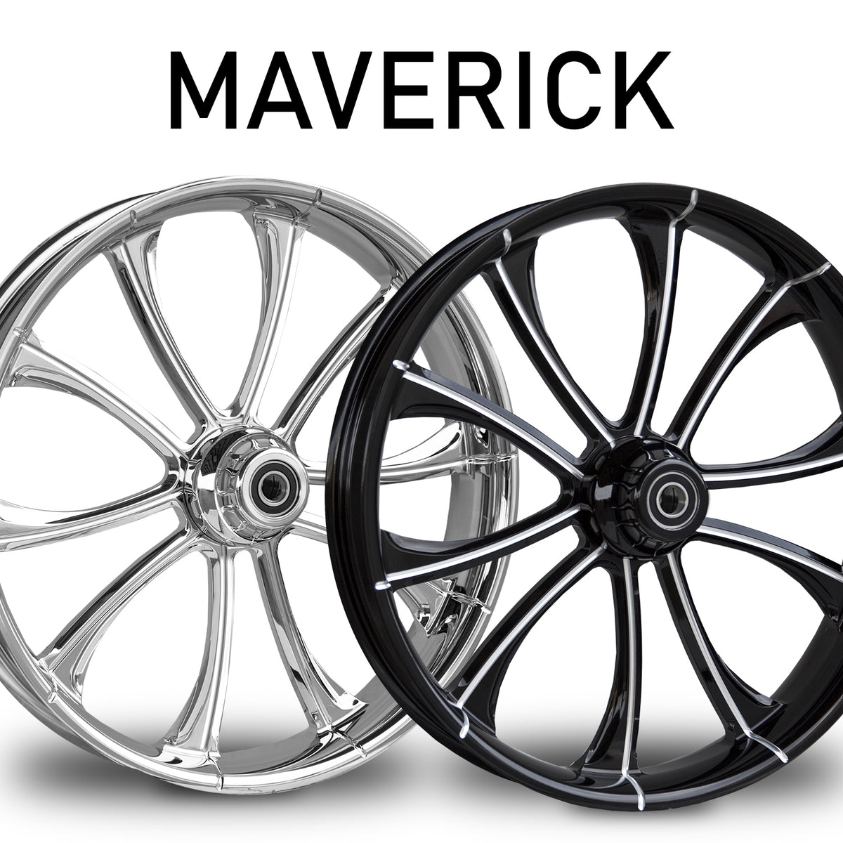 RC Components Maverick forged wheel – chrome and black finishes
