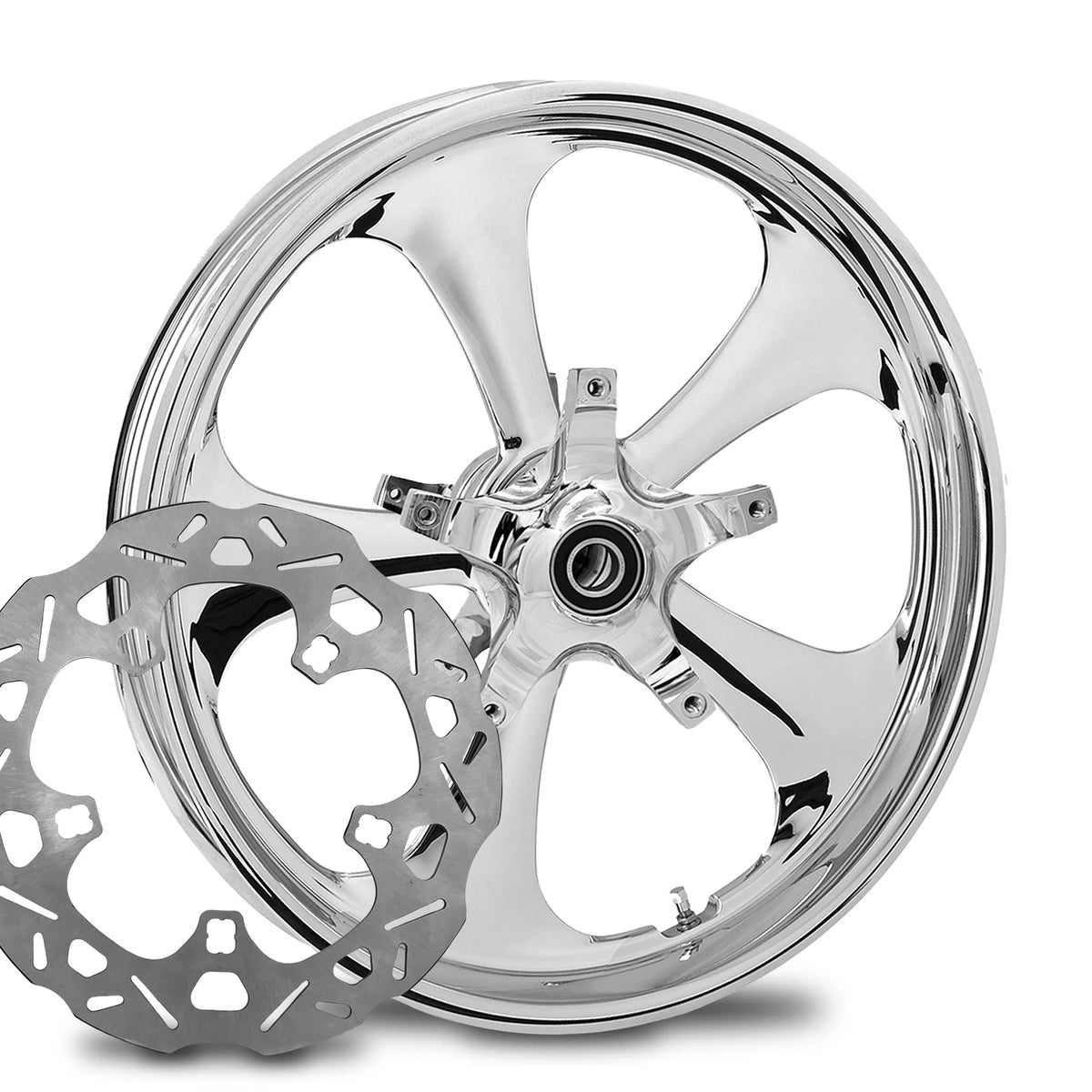 RC Components Nitro forged wheel – chrome finish