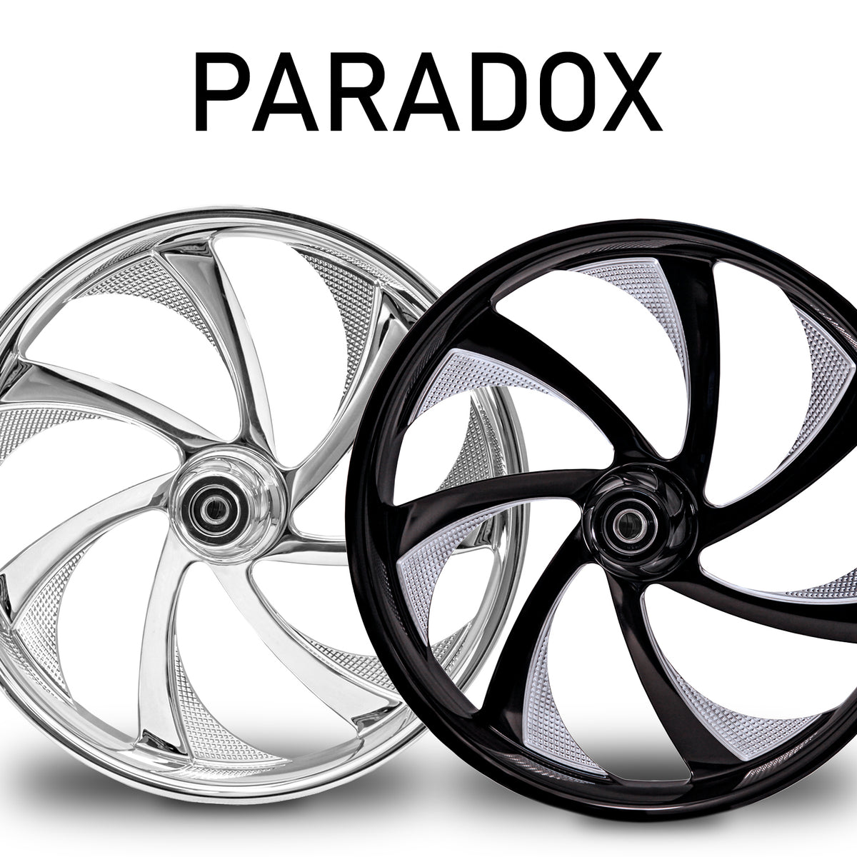RC Components Paradox forged wheel – chrome and black finishes