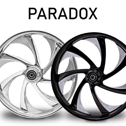 RC Components Paradox forged wheel – chrome and black finishes