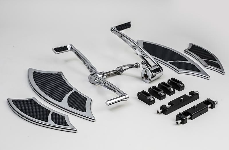 FORWARD CONTROLS WITH HEEL-TOE & 992 FLOORBOARD KIT