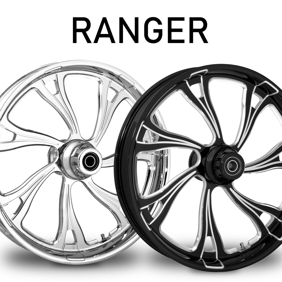 RC Components Ranger forged wheel – chrome and black finishes
