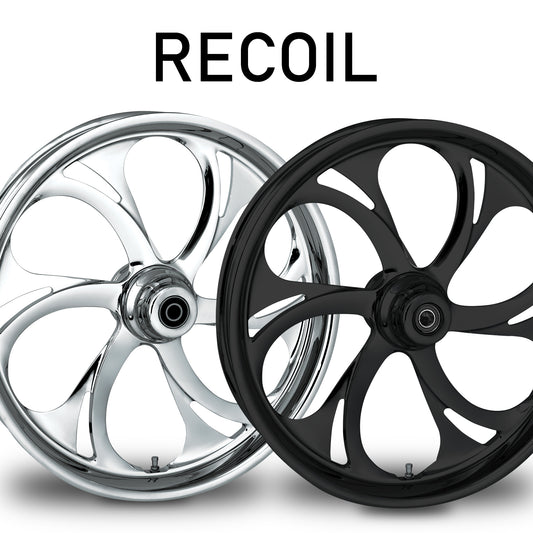 RC Components Recoil forged wheel – chrome and black finishes