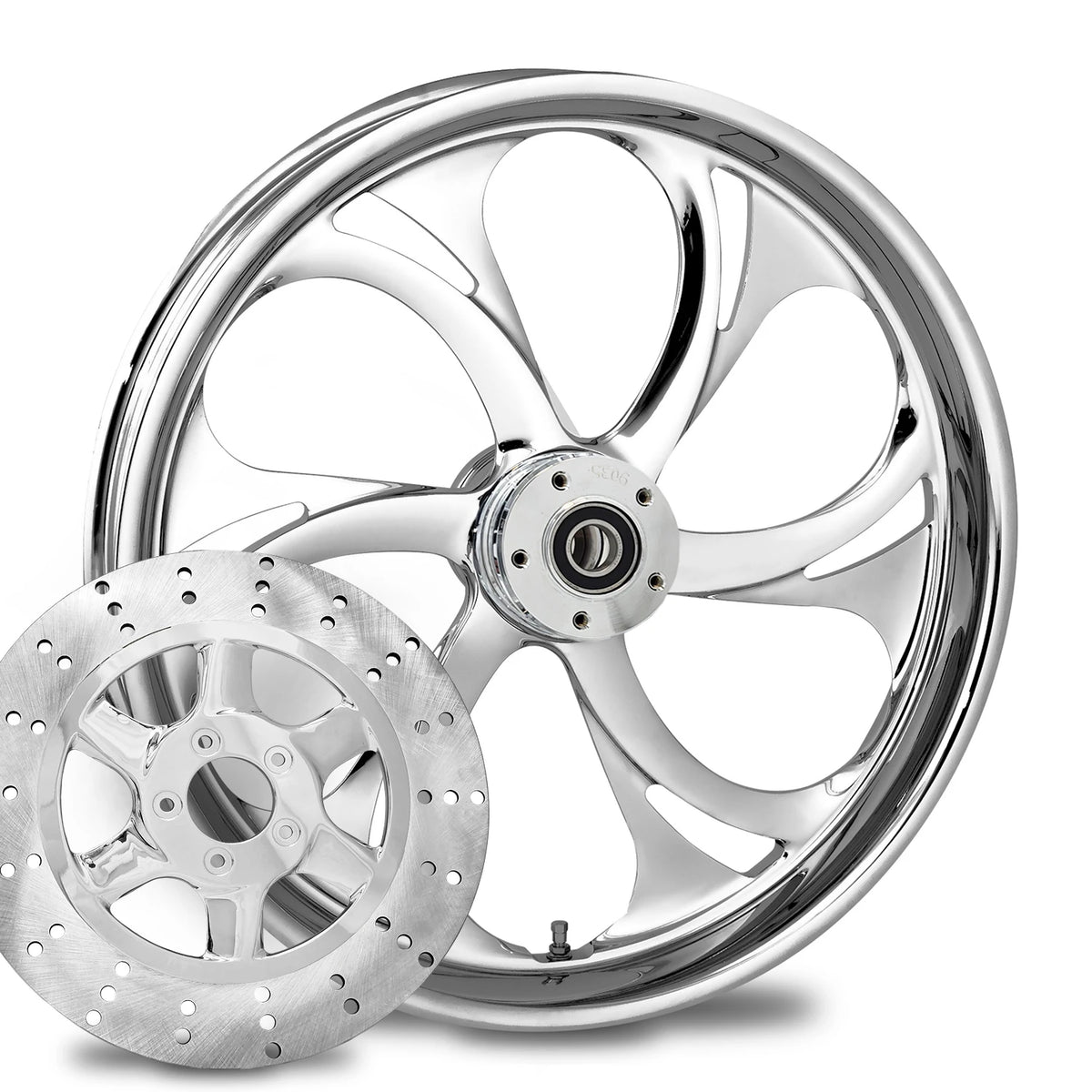 RC Components Recoil forged wheel – chrome finish