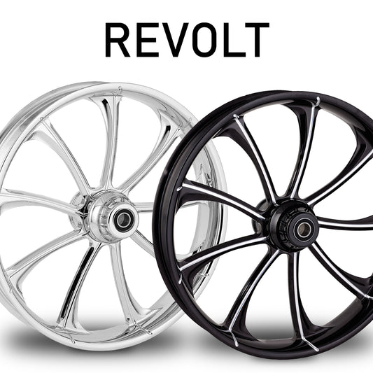 RC Components Revolt forged wheel – chrome and black finishes