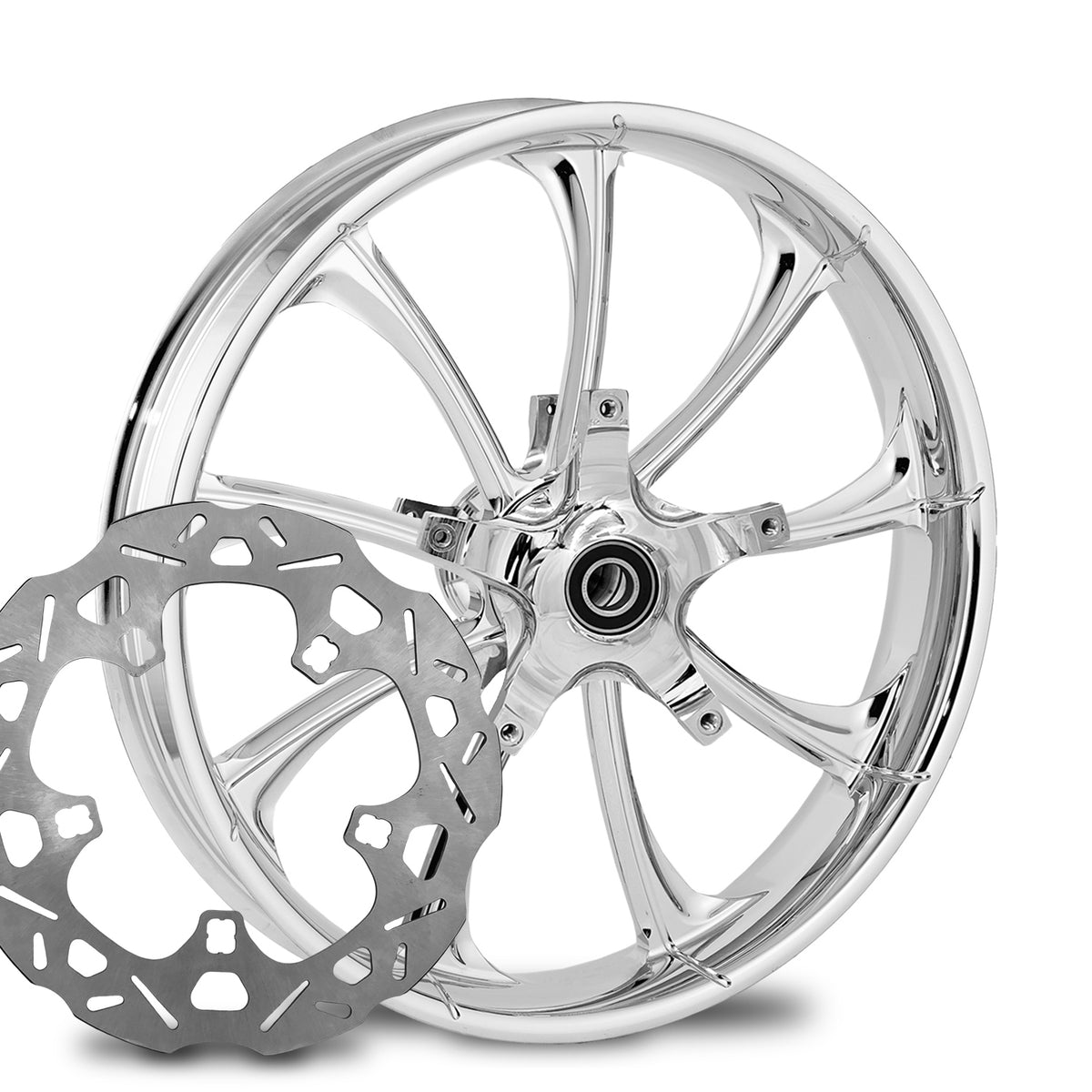 RC Components Revolt forged wheel – chrome finish