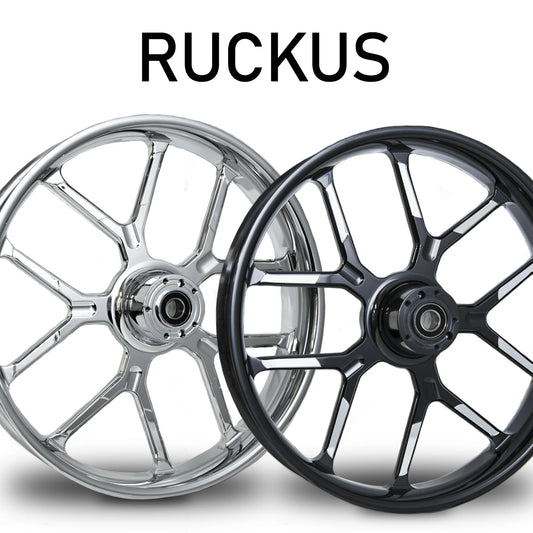 RC Components Ruckus forged wheel – chrome and black finishes